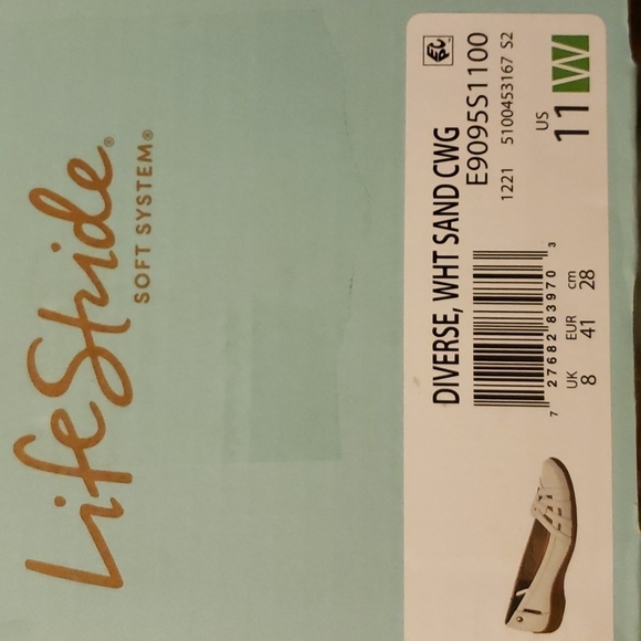 LifeStride Diverse II Slip On White Sand Size 11W - Picture 5 of 7